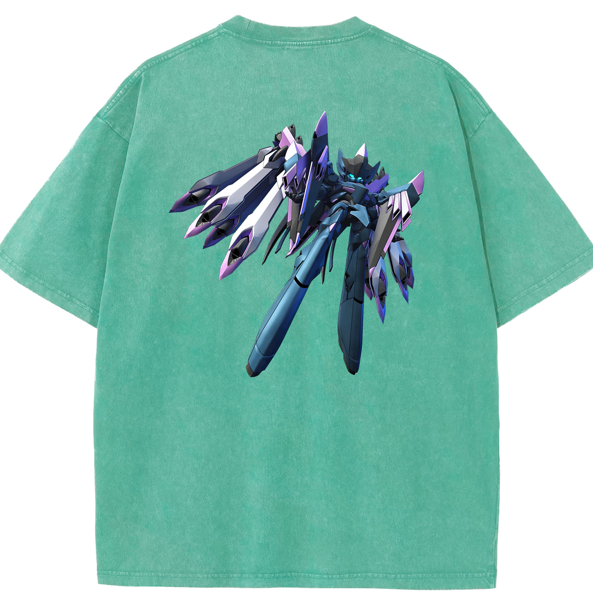 （画像用） 機動戦士ガンダム Mobile Suit Gundam 綿100% ヴィンテージ風 半袖Tシャツ（背面プリント）